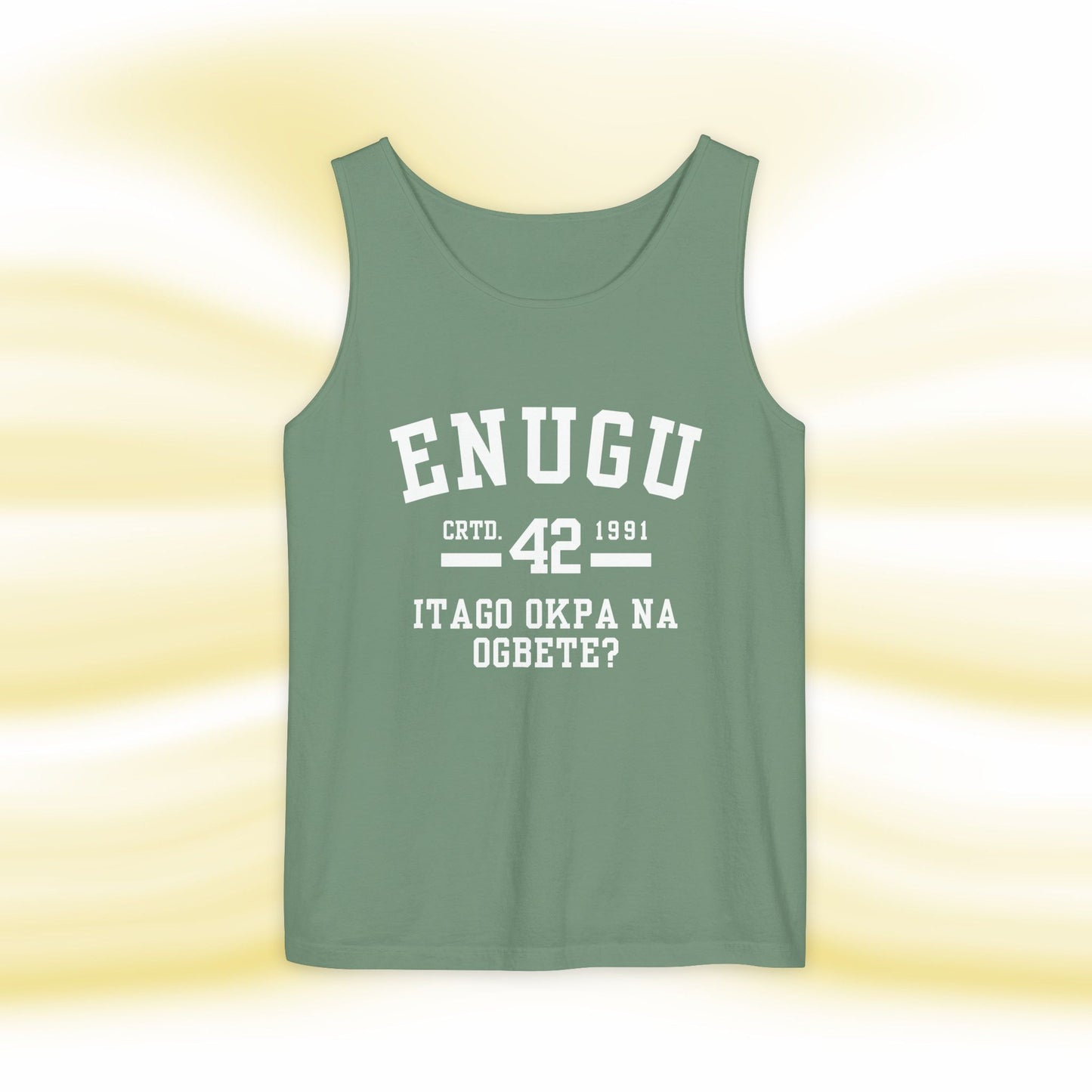 Ala Igbo Unisex Tank Top: Enugu - UgoAfrik