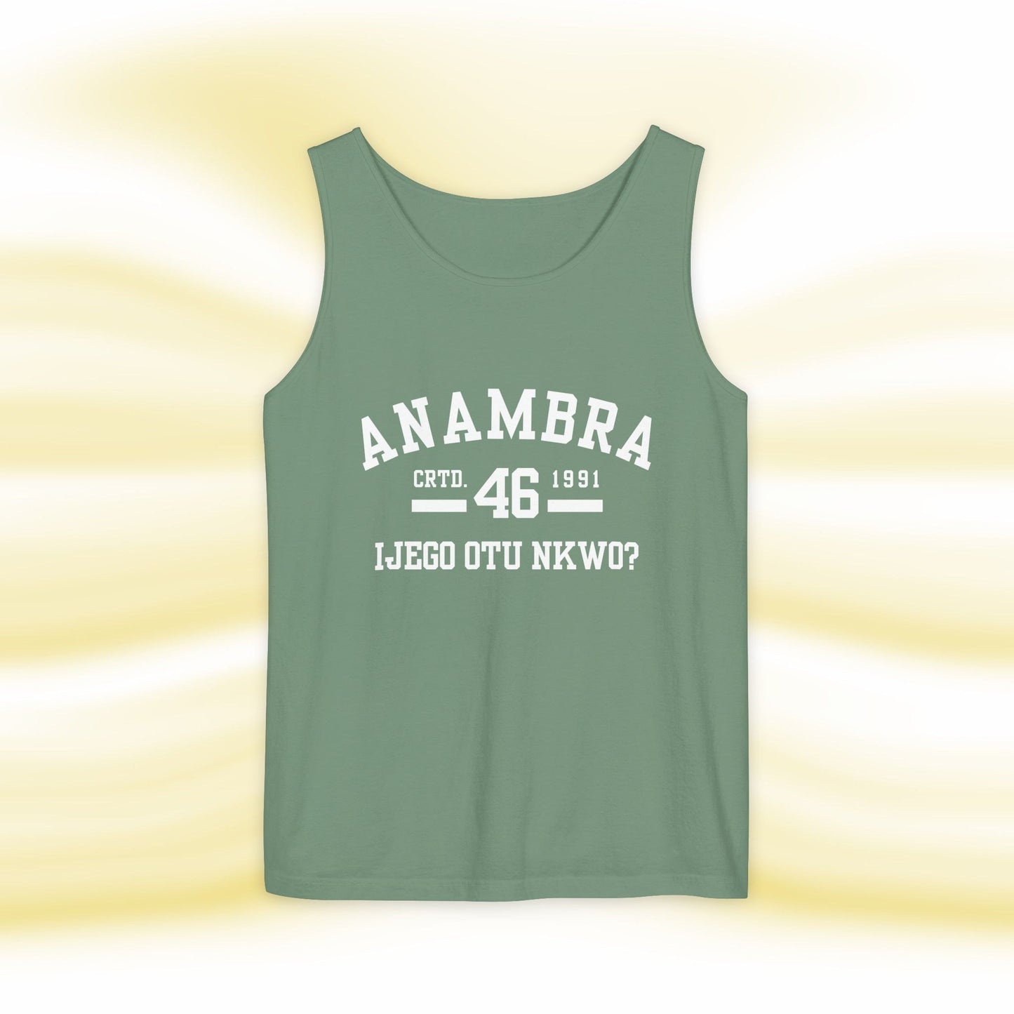 Ala Igbo Unisex Tank Top: Anambra - UgoAfrik