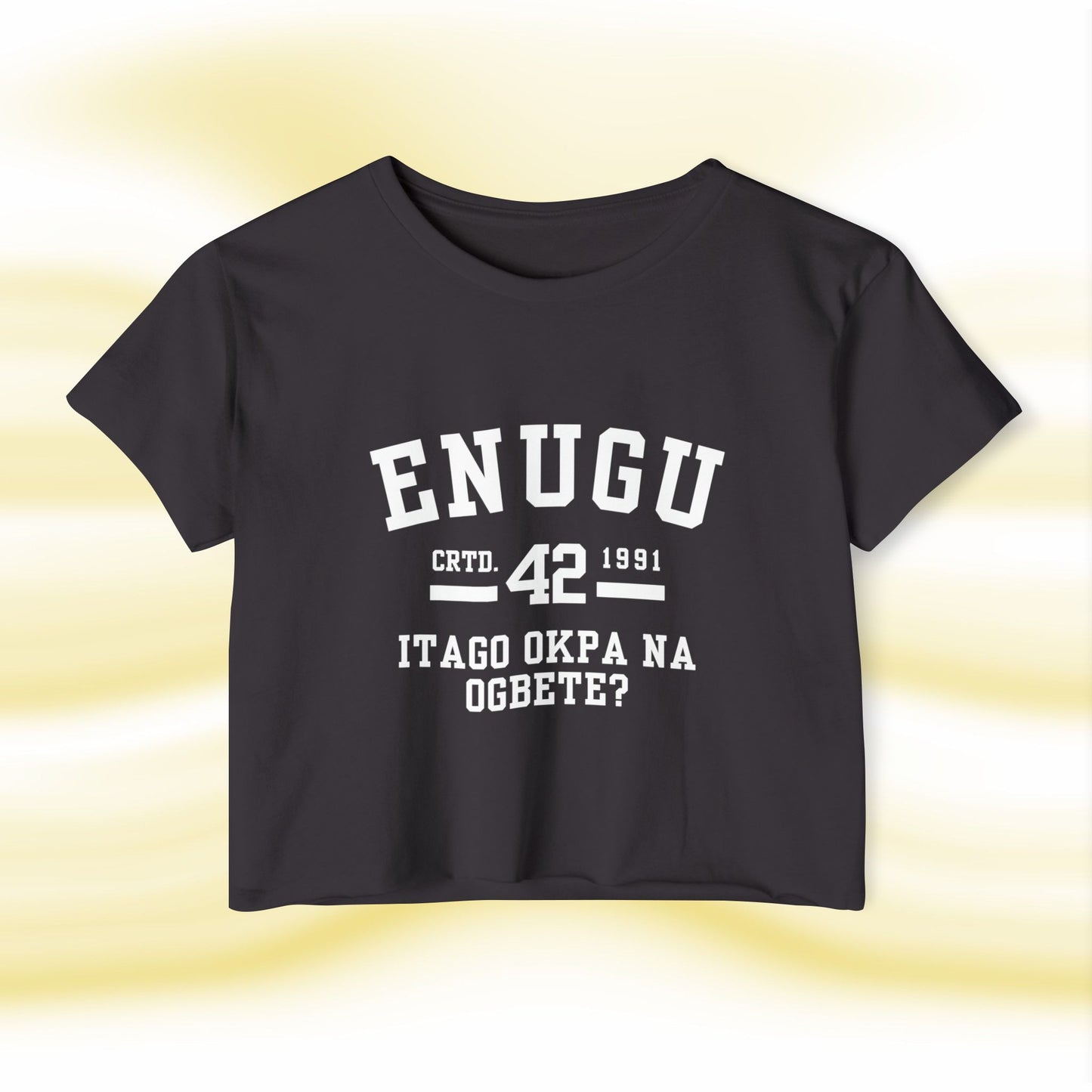 Ala Igbo Lady's Crop Top: Enugu - UgoAfrik