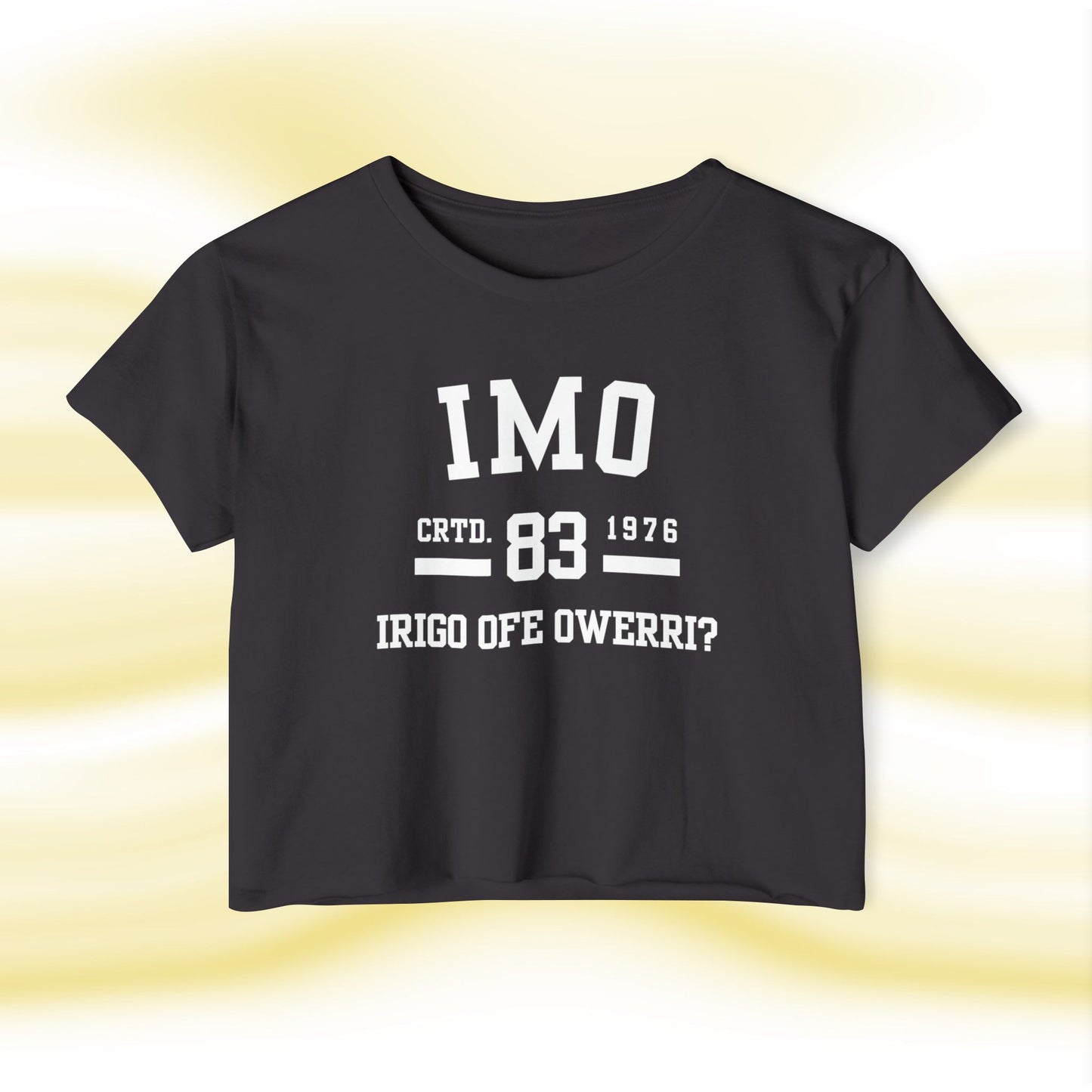 Ala Igbo Lady's Crop Top: Imo - UgoAfrik