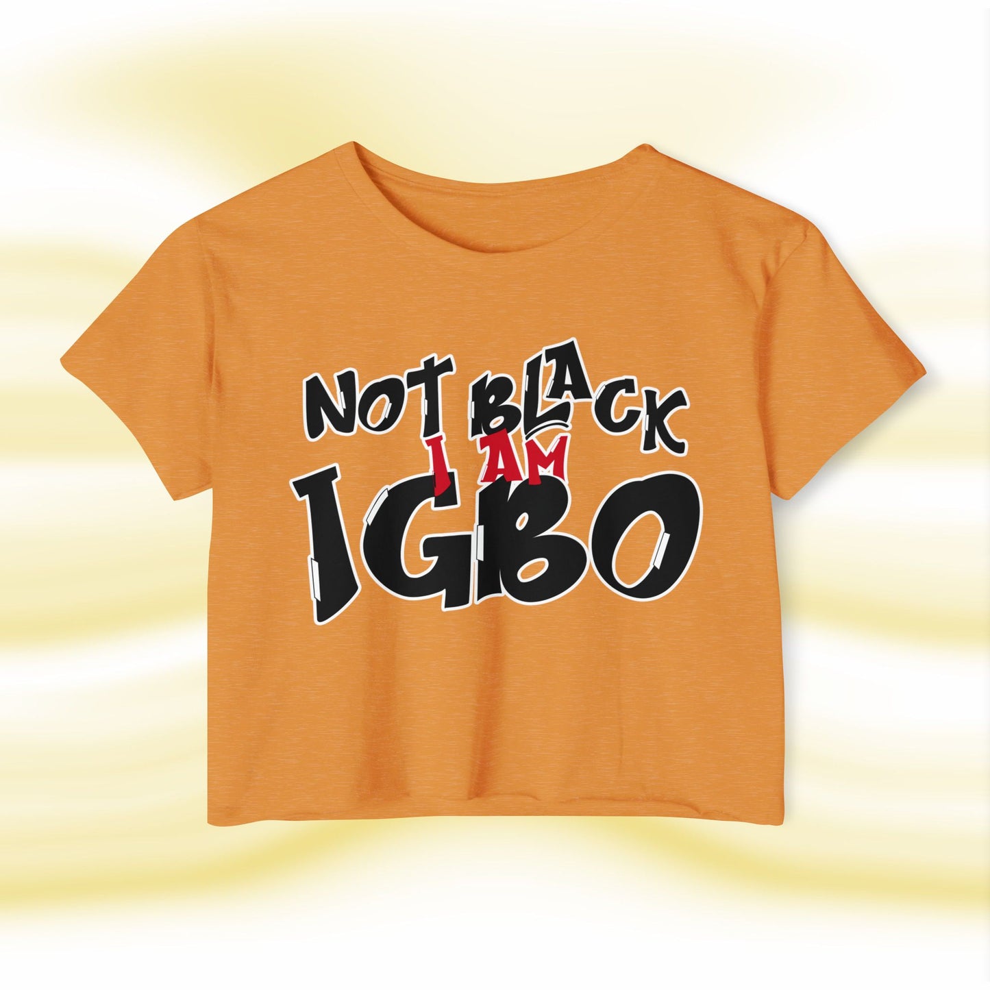 Igbo N.O.T Ladies Crop Top - UgoAfrik