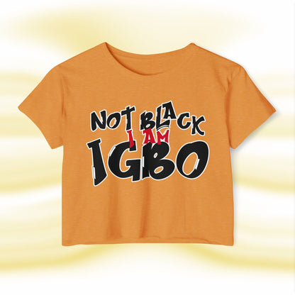 Igbo N.O.T Ladies Crop Top - UgoAfrik