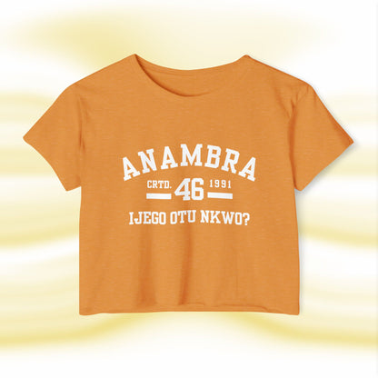 Ala Igbo Lady's Crop Top: Anambra - UgoAfrik