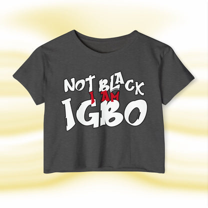 Igbo N.O.T Ladies Crop Top - UgoAfrik