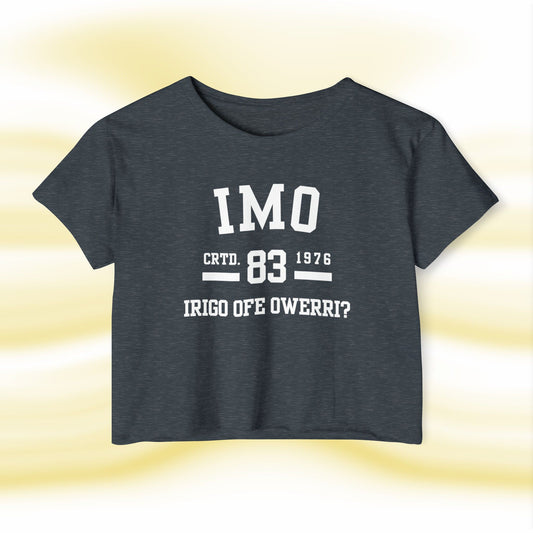 Ala Igbo Lady's Crop Top: Imo - UgoAfrik