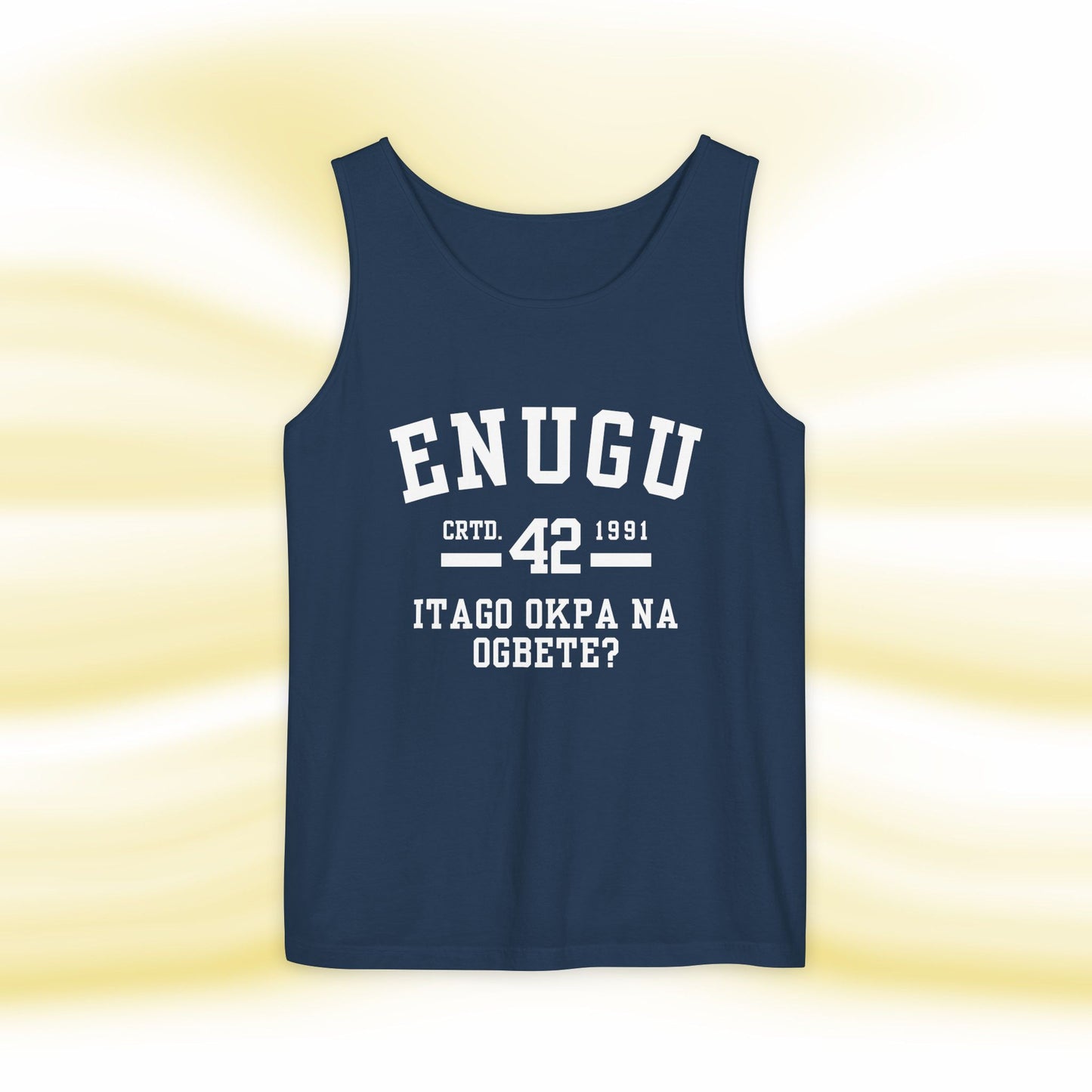 Ala Igbo Unisex Tank Top: Enugu - UgoAfrik