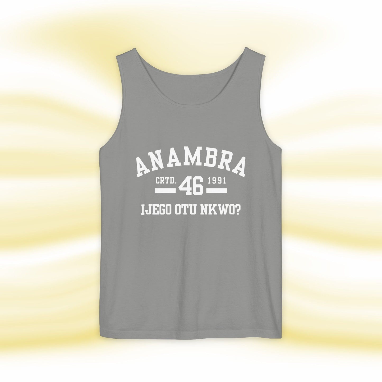Ala Igbo Unisex Tank Top: Anambra - UgoAfrik