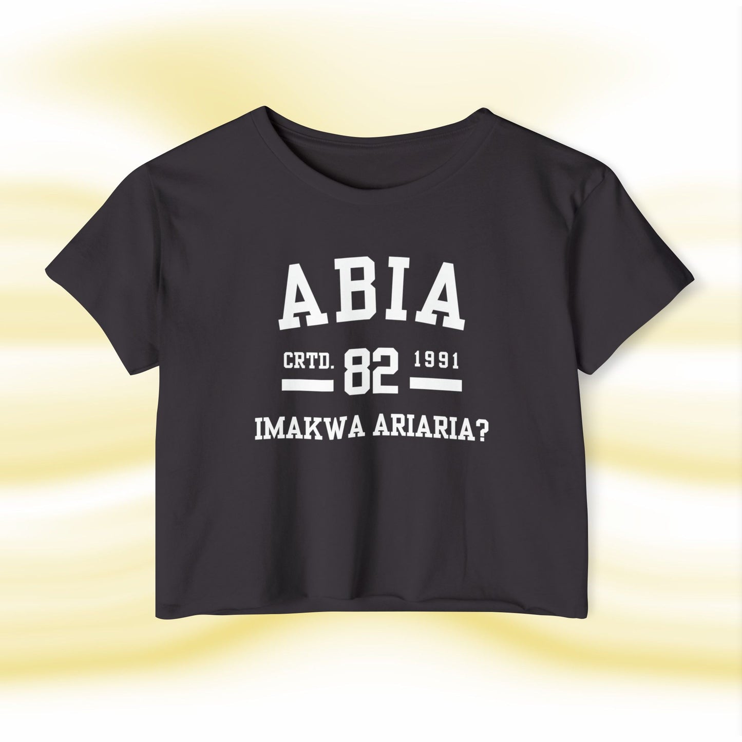 Ala Igbo Lady's Crop Top: Abia - UgoAfrik