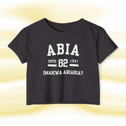 Ala Igbo Lady's Crop Top: Abia - UgoAfrik