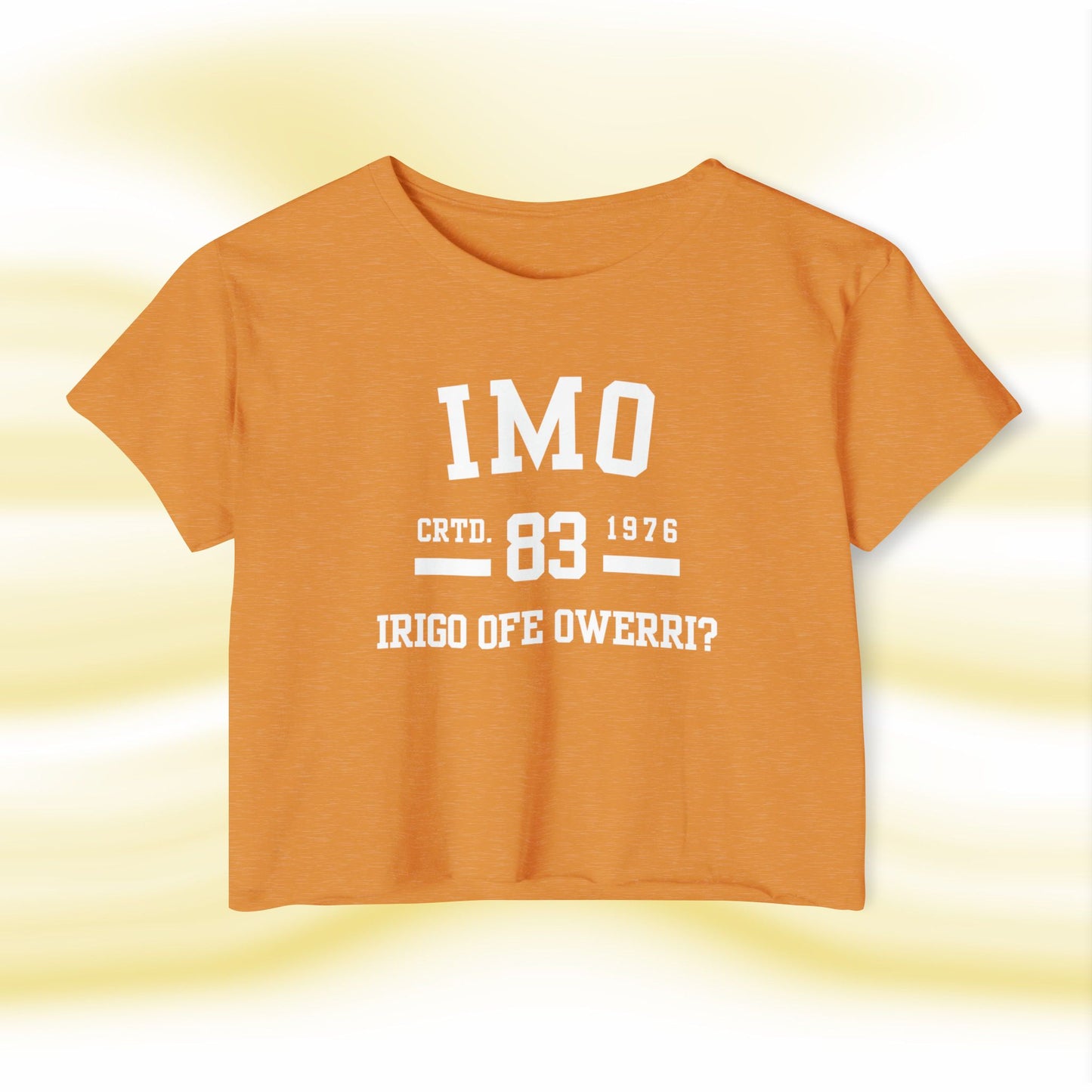 Ala Igbo Lady's Crop Top: Imo - UgoAfrik