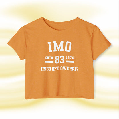 Ala Igbo Lady's Crop Top: Imo - UgoAfrik