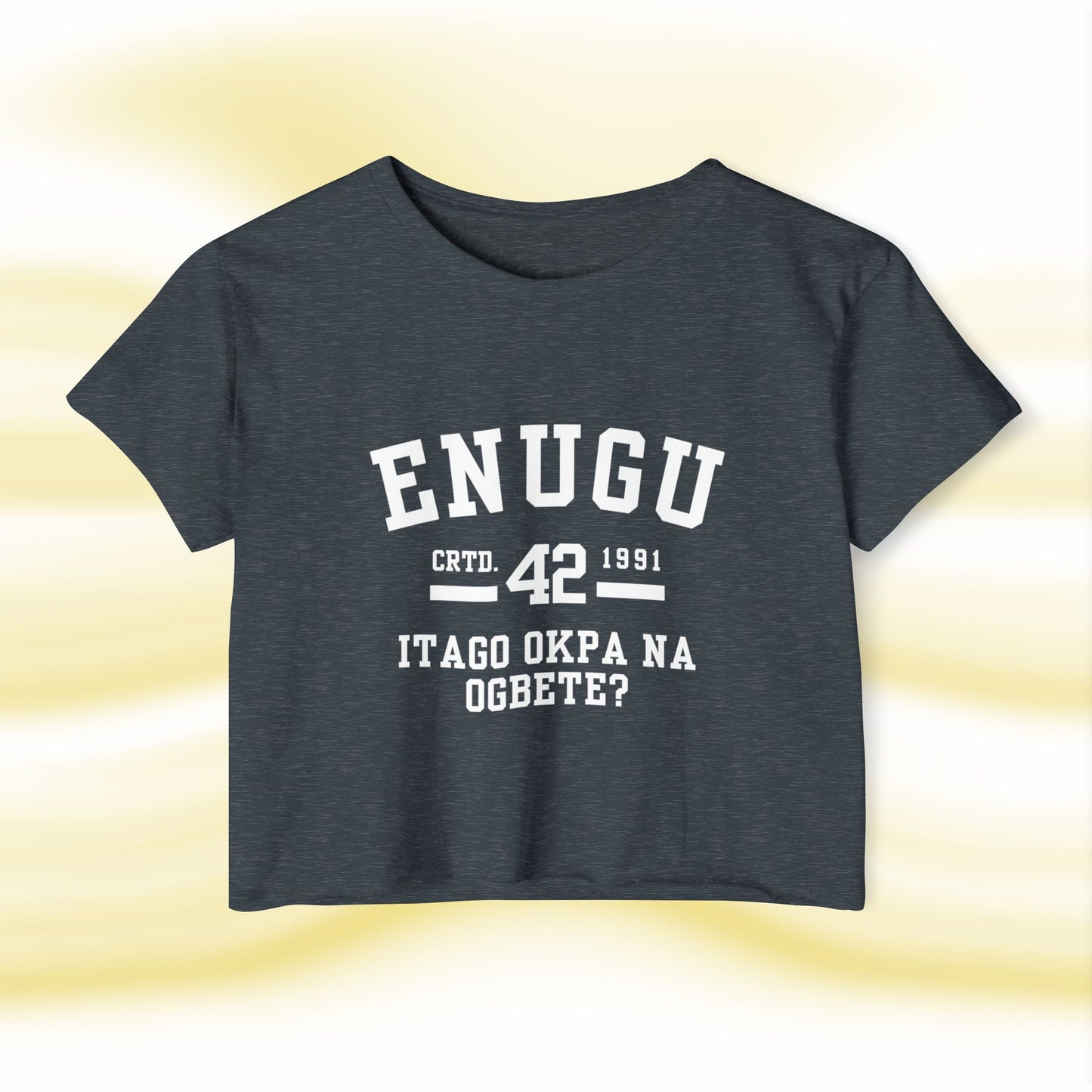 Ala Igbo Lady's Crop Top: Enugu - UgoAfrik