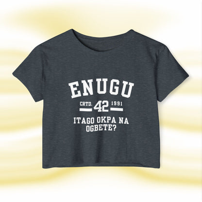 Ala Igbo Lady's Crop Top: Enugu - UgoAfrik