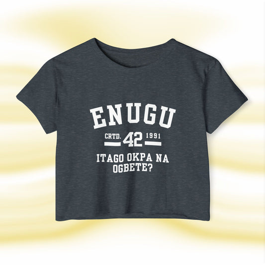 Ala Igbo Lady's Crop Top: Enugu - UgoAfrik