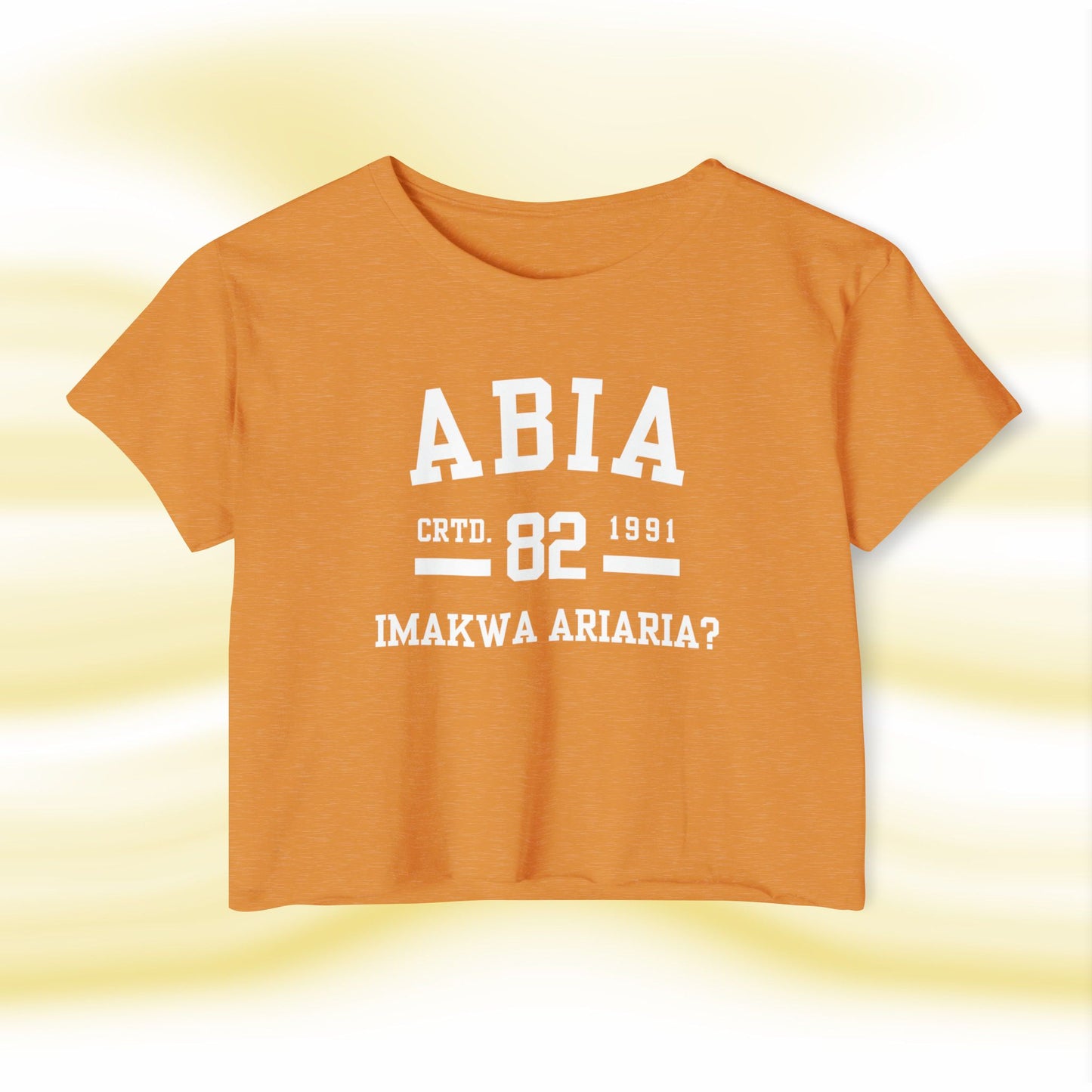 Ala Igbo Lady's Crop Top: Abia - UgoAfrik