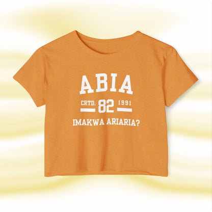 Ala Igbo Lady's Crop Top: Abia - UgoAfrik