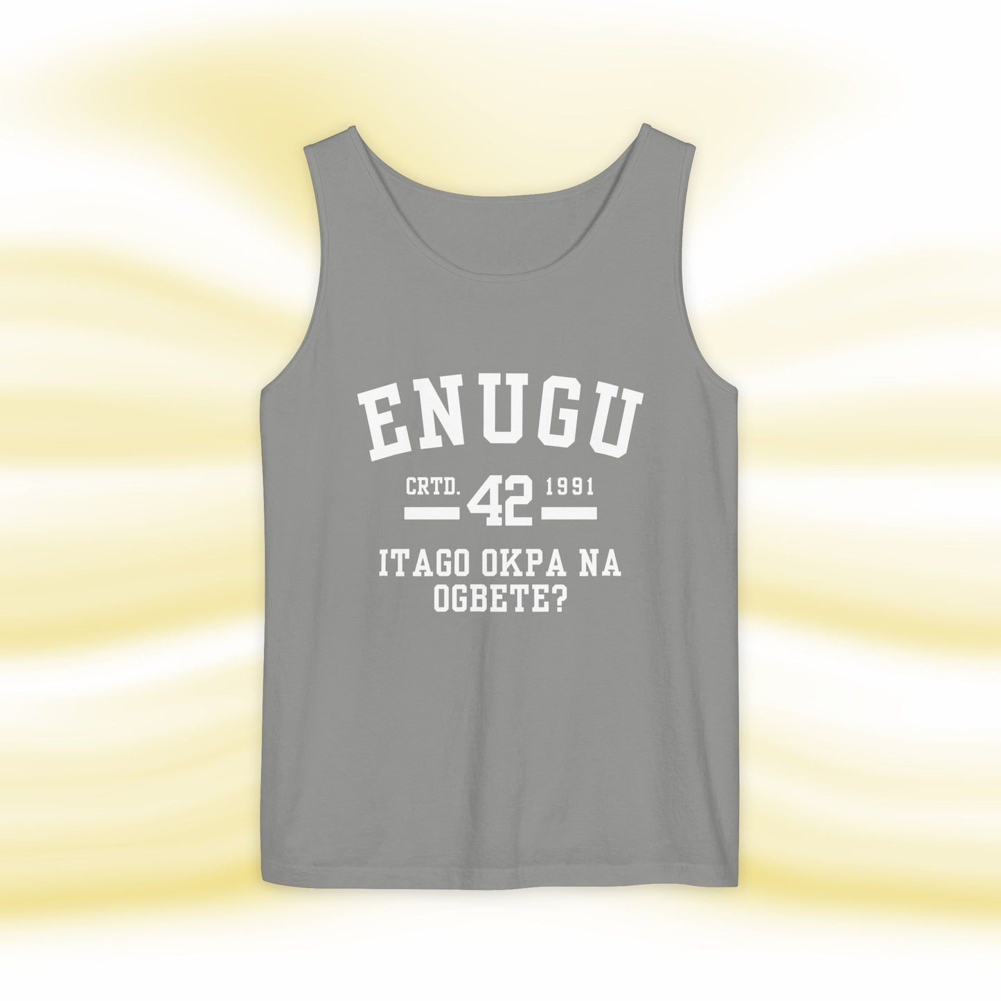 Ala Igbo Unisex Tank Top: Enugu - UgoAfrik