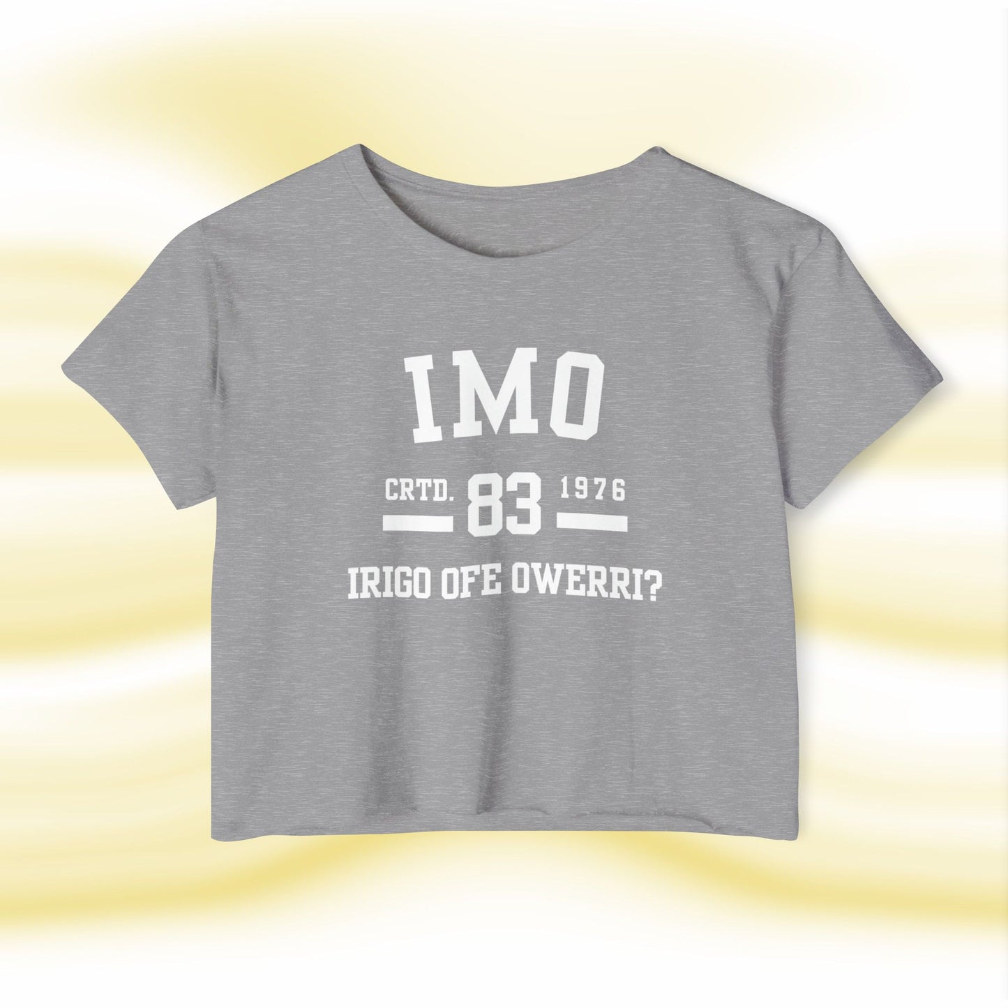 Ala Igbo Lady's Crop Top: Imo - UgoAfrik