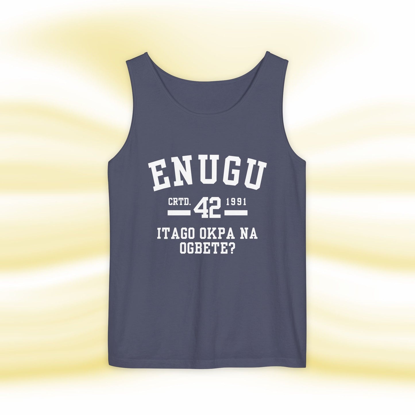 Ala Igbo Unisex Tank Top: Enugu - UgoAfrik