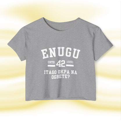 Ala Igbo Lady's Crop Top: Enugu - UgoAfrik