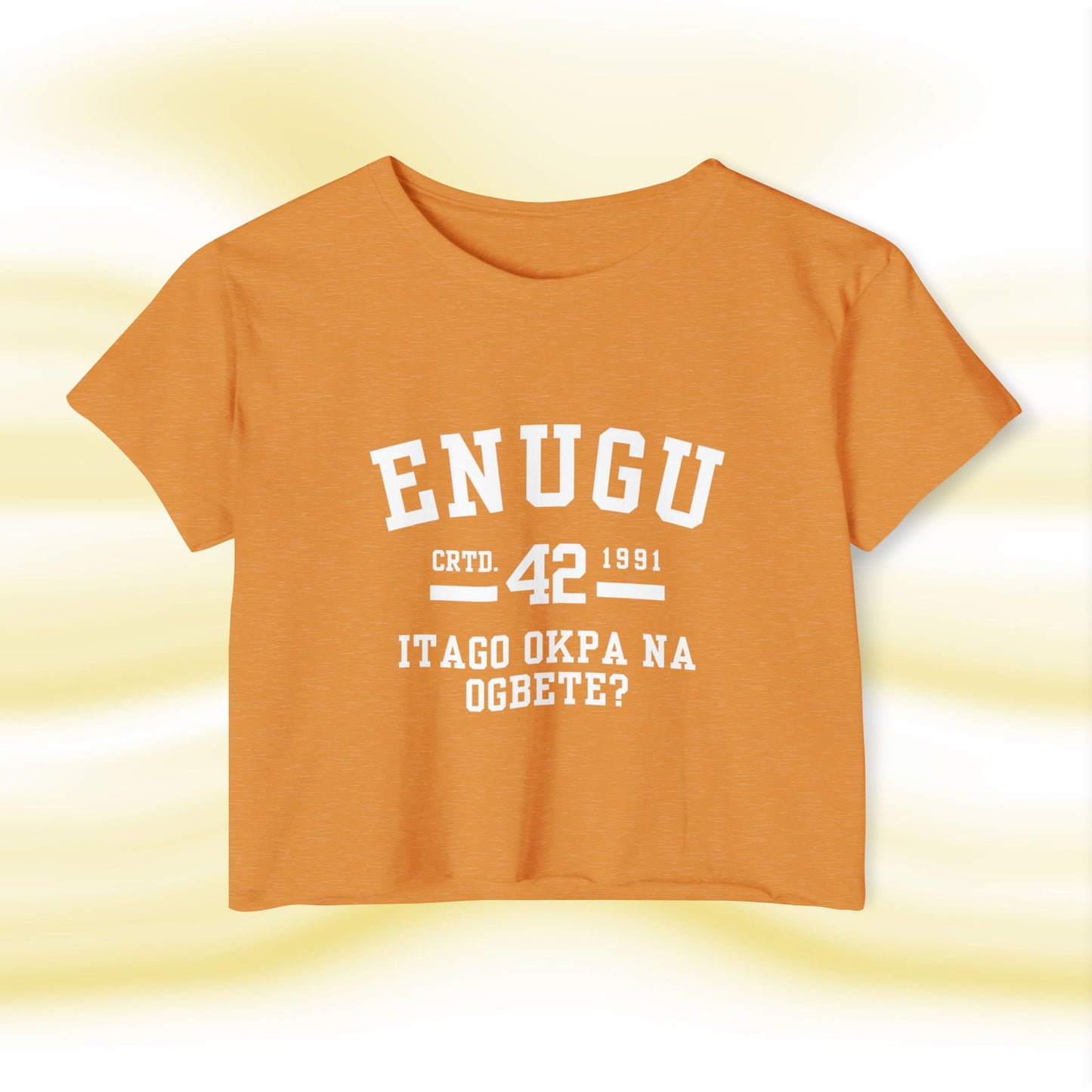 Ala Igbo Lady's Crop Top: Enugu - UgoAfrik