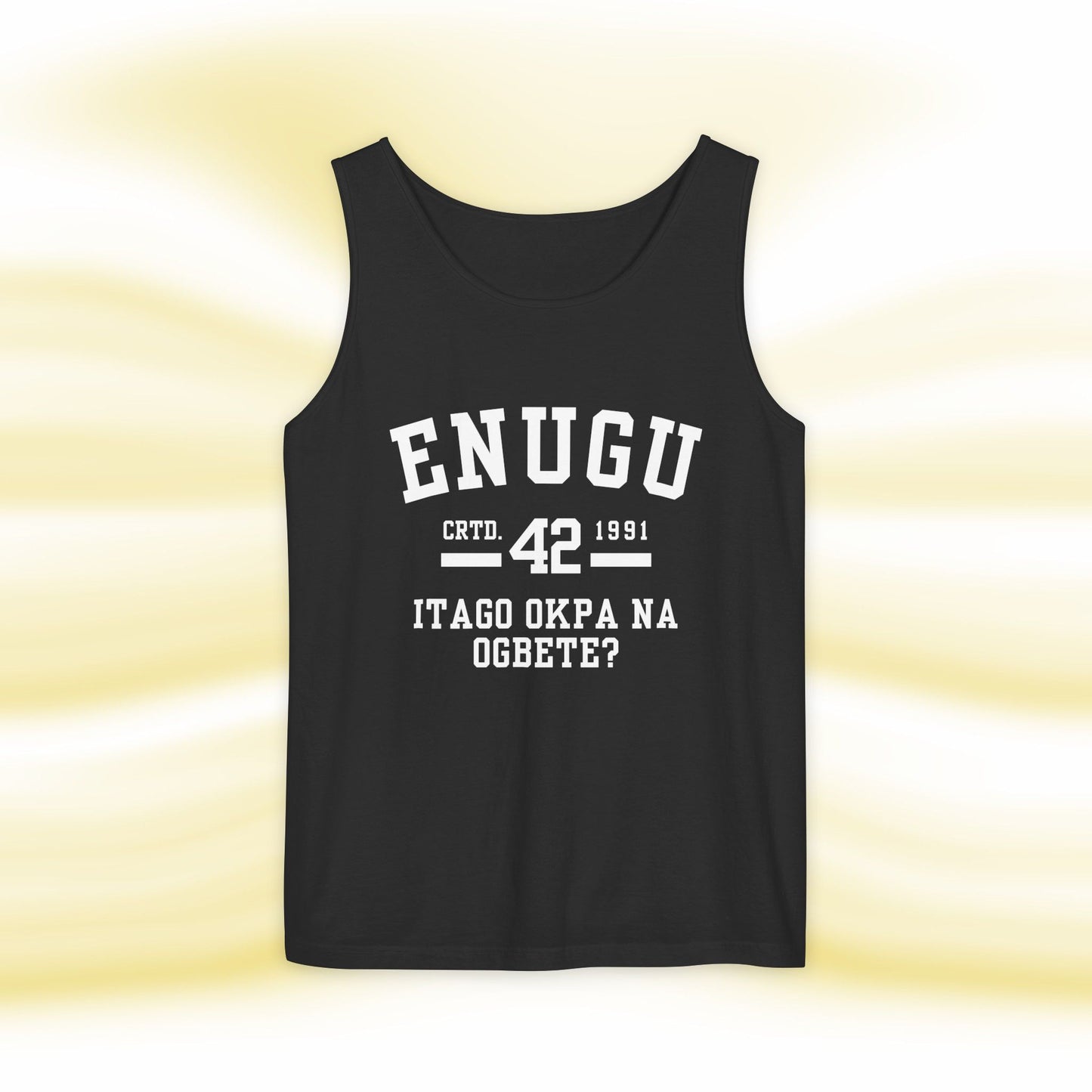 Ala Igbo Unisex Tank Top: Enugu - UgoAfrik