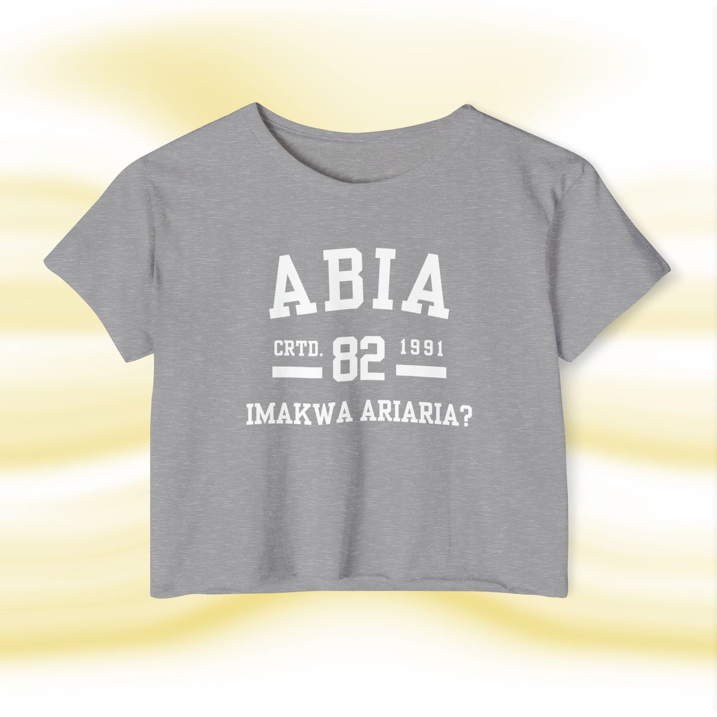 Ala Igbo Lady's Crop Top: Abia - UgoAfrik