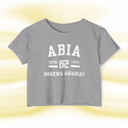 Ala Igbo Lady's Crop Top: Abia - UgoAfrik