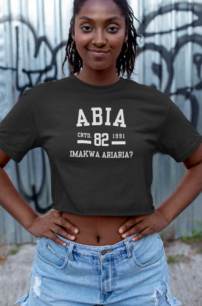 Ala Igbo Lady's Crop Top: Abia - UgoAfrik