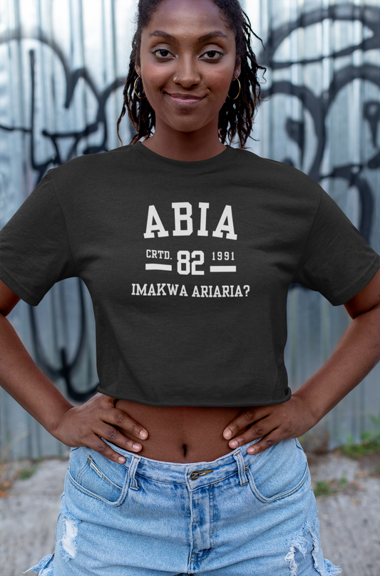 Ala Igbo Lady's Crop Top: Abia - UgoAfrik