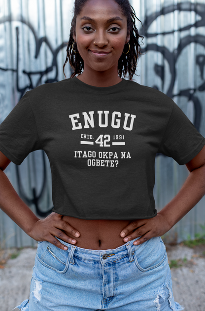 Ala Igbo Lady's Crop Top: Enugu - UgoAfrik