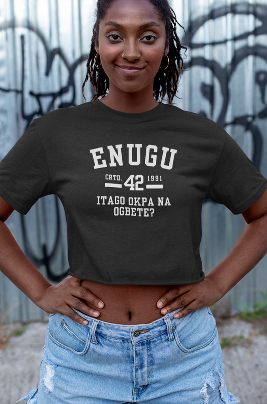 Ala Igbo Lady's Crop Top: Enugu - UgoAfrik
