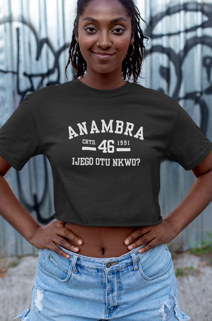 Ala Igbo Lady's Crop Top: Anambra - UgoAfrik