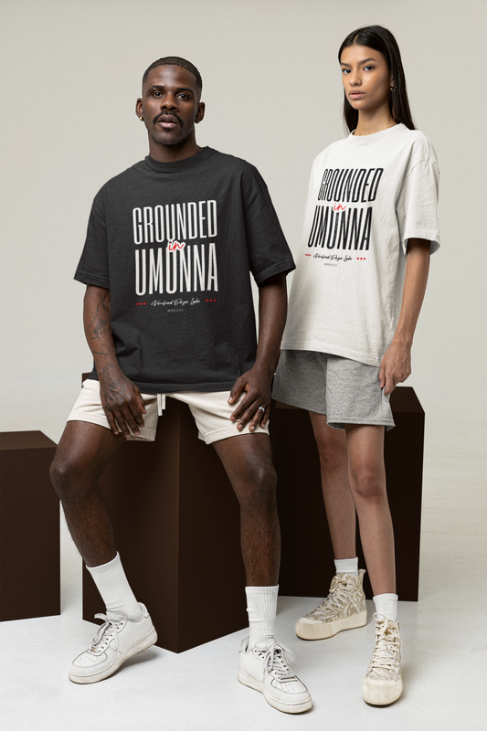 Ogbe Oversized Boxy Unisex TShirt B1 - UgoAfrik