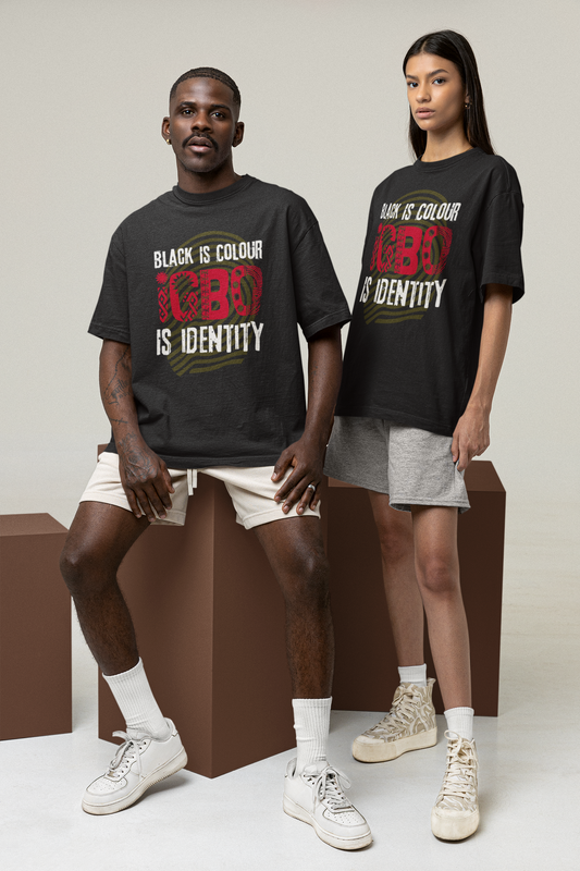 Igbo N.O.T2 Oversized Boxy Unisex TShirt - UgoAfrik
