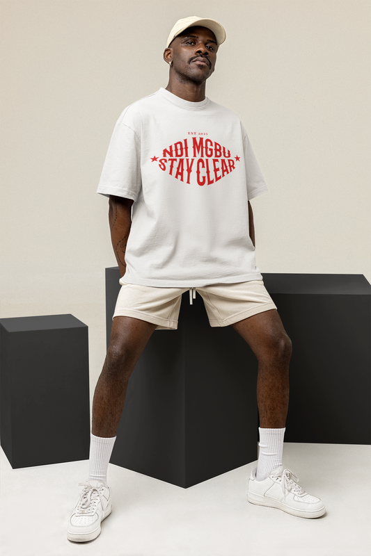 Ogbe Oversized Boxy Unisex TShirt C1 - UgoAfrik - Ndi Mgbu