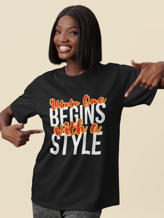Ogbe Oversized Boxy Unisex TShirt A1 - UgoAfrik