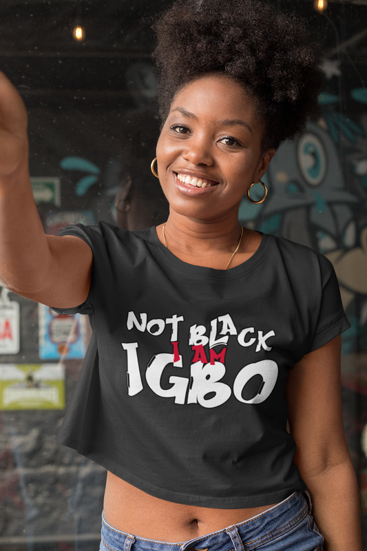 Igbo N.O.T Ladies Crop Top - UgoAfrik