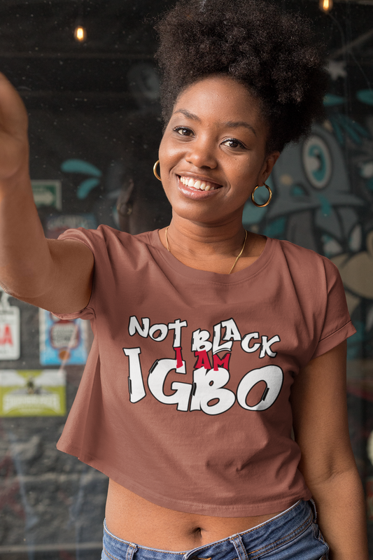 Igbo N.O.T Ladies Crop Top - UgoAfrik